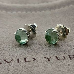 David Yurman Chatelaine Earrings Prasiolite